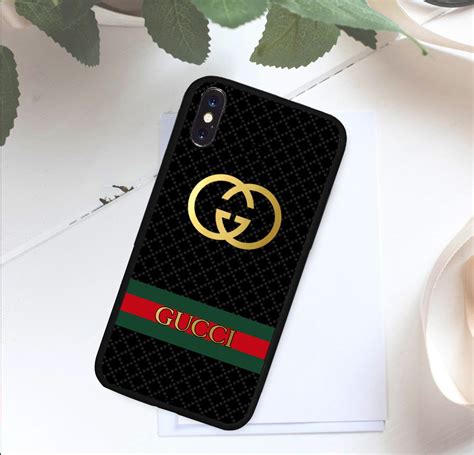 black gucci case iphone 8 plus|Gucci cell phone case.